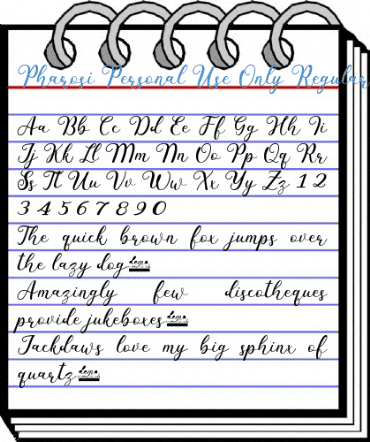 Pharosi Personal Use Only Regular Font