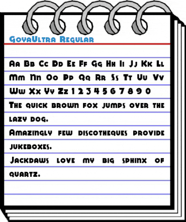 GoyaUltra Regular Font