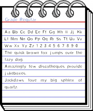 Grade Regular Font