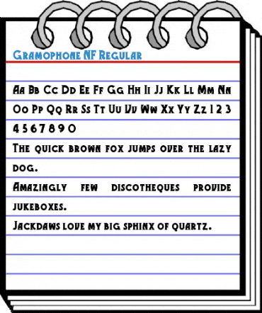 Gramophone NF Regular Font