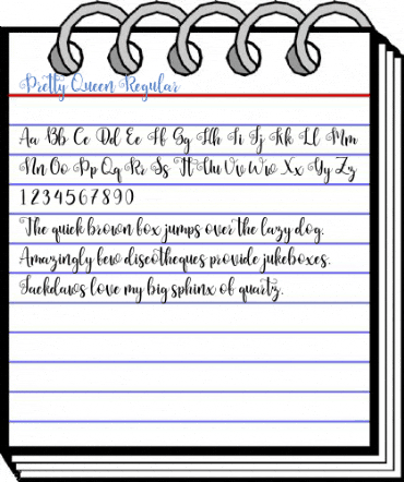 Pretty Queen Regular Font