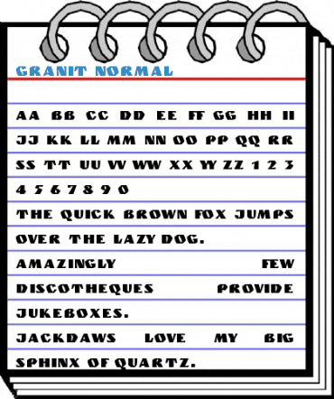 Granit Normal Font
