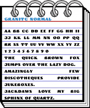 GranitC Normal Font