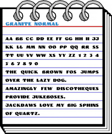 Granite Normal Font