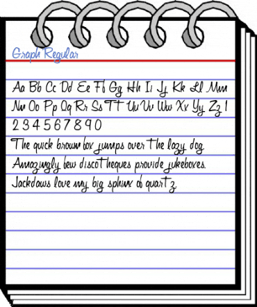 Graph Regular Font