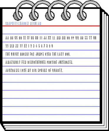 GraphiteShadow Regular Font
