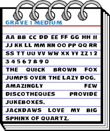 Grave 1 Medium Font