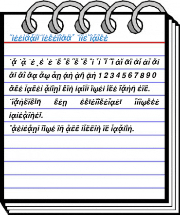 GreekSansAncientSSK BoldItalic Font