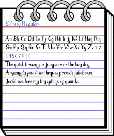 Qlinsey Regular Font