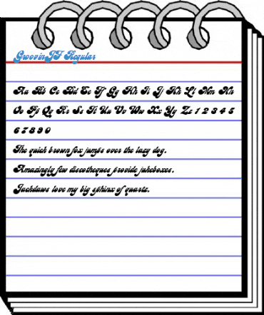 GroovinJF Regular Font