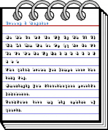 Groovy 1 Regular Font