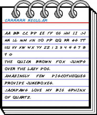 Grrrrrr Regular Font