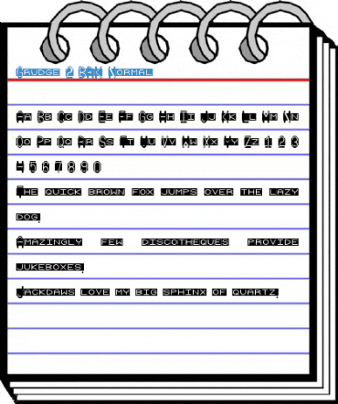 Grudge 2 BRK Normal Font