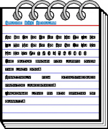 Grudge BRK Regular Font