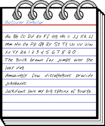 Gulliver Regular Font