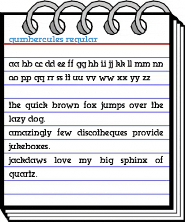 Gumbercules Regular Font