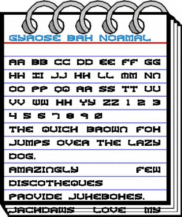 Gyrose BRK Normal Font