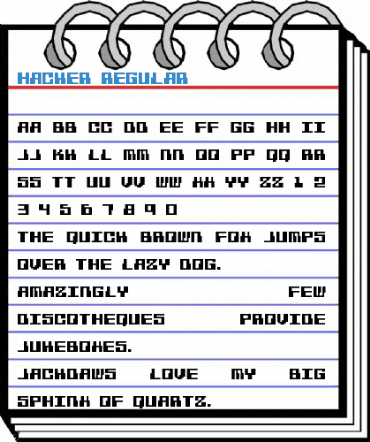 Hacker Regular Font