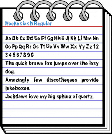 Hacknslash Regular Font
