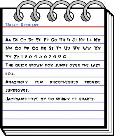 Hallo Regular Font