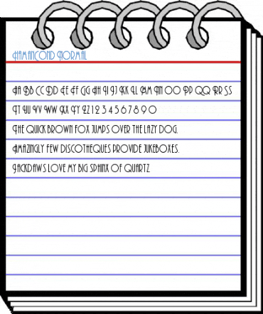 HamanCond Normal Font