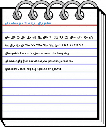 Hamburger Upright Regular Font