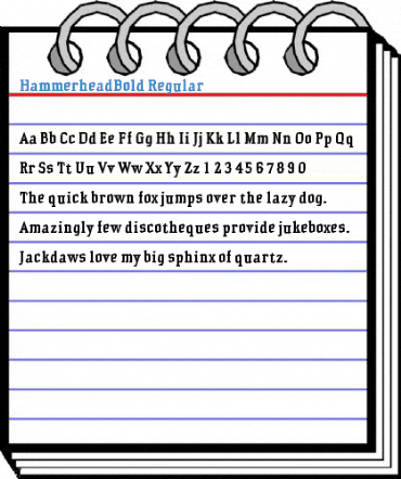 HammerheadBold Regular Font