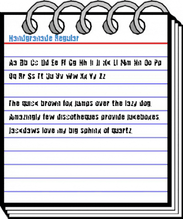Handgranade Regular Font