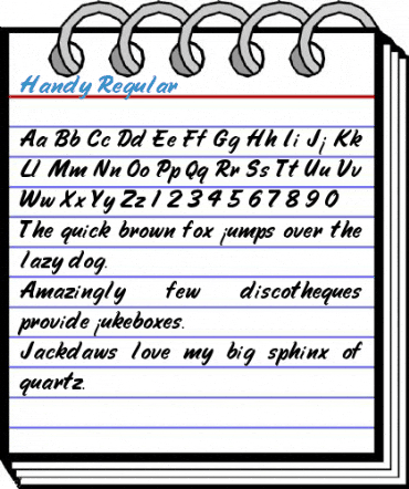 Handy Regular Font