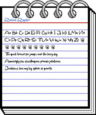 Realova Regular Font