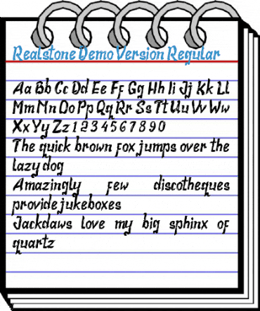 Realstone Demo Version Regular Font