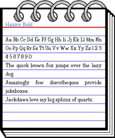Happy Bold Font