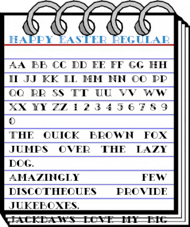 Happy Easter Regular Font