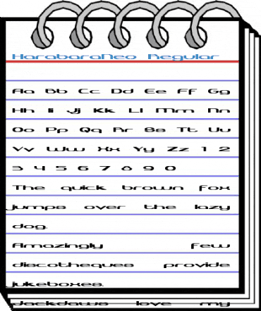 HarabaraNeo Regular Font