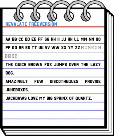 Revalate FreeVersion Font