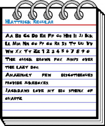 Hattrick Regular Font