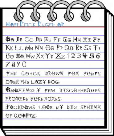 Hau Ruck Regular Font