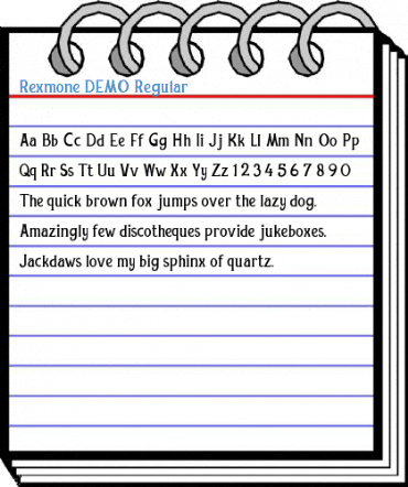 Rexmone DEMO Regular Font