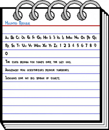 Haunted Regular Font