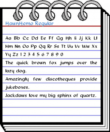 HawnHemo Font