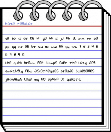 Haze Regular Font