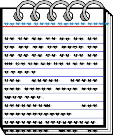 Heart Font Heart Font Font