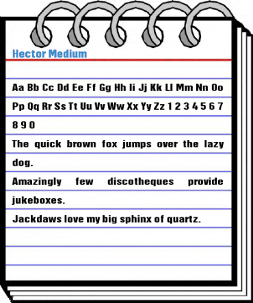 Hector Medium Font