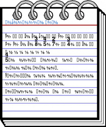 HeFractions Bold Font