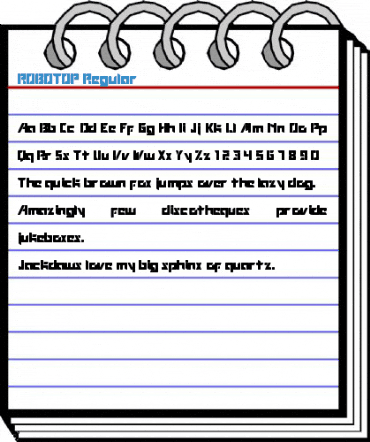 ROBOTOP Regular Font