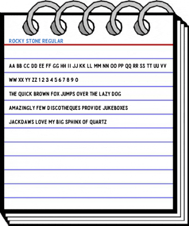 Rocky Stone Regular Font