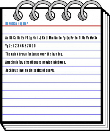 Helvetica Regular Font