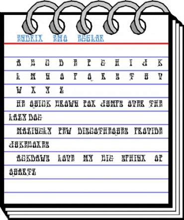 Hendrix Demo Font