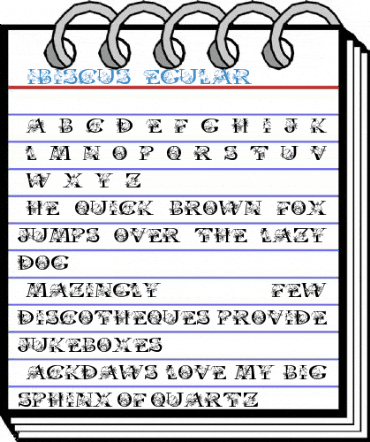 Hibiscus Regular Font