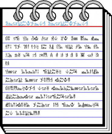Hieroglify Hieroglify Font